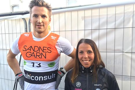 Teodor Peterson och Charlotte Kalla åkte bra på fredagskvällens masstart under Blinkfestivalen i Sandnes med tredje respektive andra plats. FOTO: Torbjörn Nordvall. Teodor Peterson och Charlotte Kalla åkte bra på fredagskvällens masstart under Blinkfestivalen i Sandnes med tredje respektive andra plats. FOTO: Torbjörn Nordvall.