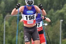 Andreas Svensson grejade SM-guld på rullskidor med minsta möjliga marginal före Mattias Bryntesson vid dagens masstart. Bilden dock från lördagens tävling. FOTO: Rolf Zetterberg. Andreas Svensson grejade SM-guld på rullskidor med minsta möjliga marginal före Mattias Bryntesson vid dagens masstart. Bilden dock från lördagens tävling. FOTO: Rolf Zetterberg.