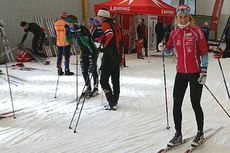 Långloppsåkaren Emilia Lindstedt är en av många Madshus-åkare som just nu är på plats i skidtunneln i Torsby. FOTO: Madshus/Sportwin. Långloppsåkaren Emilia Lindstedt är en av många Madshus-åkare som just nu är på plats i skidtunneln i Torsby. FOTO: Madshus/Sportwin.