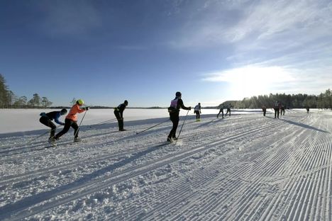 Deltagarna på Vasaloppets vintervecka åkte sammanlagt lite mer än tre miljoner kilometer på sina skidor. FOTO: Vasaloppet. Deltagarna på Vasaloppets vintervecka åkte sammanlagt lite mer än tre miljoner kilometer på sina skidor. FOTO: Vasaloppet.