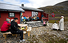 Gudstjeneste på Røde Kors-hytta