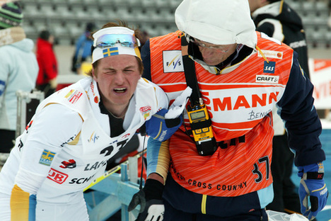 FREDRIK KARLSSON tog sig helt ut i Lahtis. Foto: KJELL-ERIK KRISTIANSEN