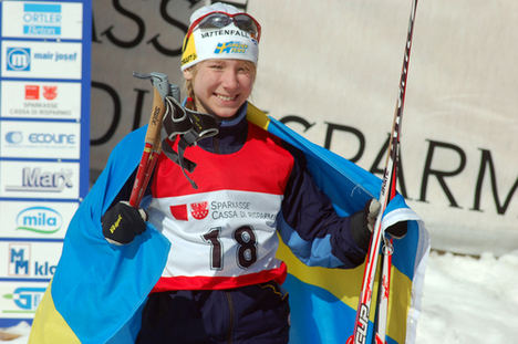 LISA LARSEN tog brons på 10 kilometer i JVM 2008. Foto: THOMAS FURUHEIM