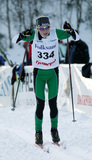 JÄTTETALANGEN Lisa Larson på väg mot seger i Bruksvallarna. Foto: KJELL-ERIK KRISTIANSEN