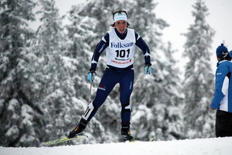 CHARLOTTE KALLA, skid-SM 2009. Foto: KJELL-ERIK KRISTIANSEN