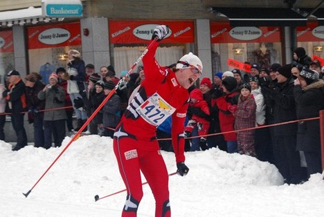 Jimmie Johnsson segrare i Engelbrektsloppet 2009