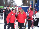 SANDRA HANSSON i Tartu Marathon 2009 med Hilde G Pedersen till vänster. Foto: PRIVAT