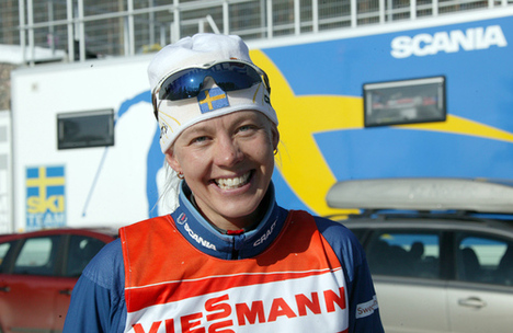 KRISTINA STRANDBERG debuterade i svenska landslaget isom 33-åring. Foto: KJELL-ERIK KRISTIANSEN
