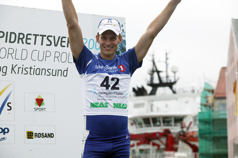 ANDERS SVANEBO vann backtävlingen i världscupen i Tyskland och leder nu rullskidsåkarnas världscup. Foto: TROND HARALD SAND