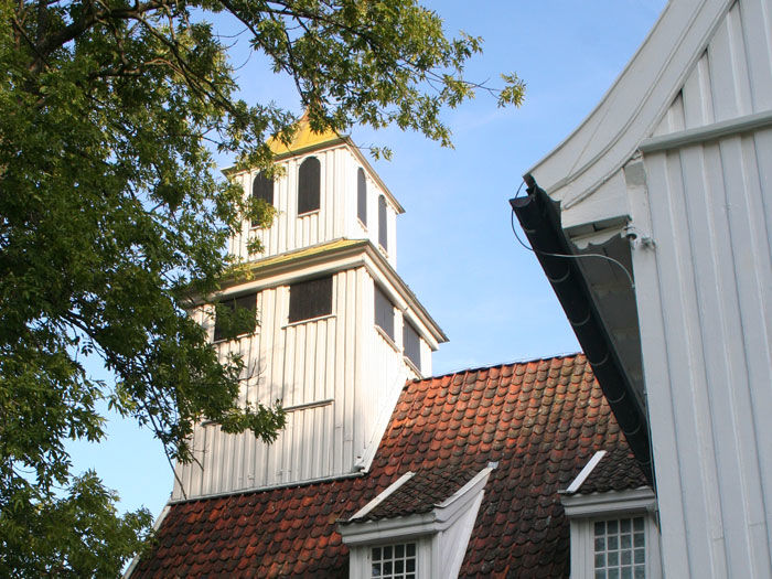 Egersund kirke i sol