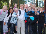 Skolekontoret, elever fra grunnskolen. Skolekontoret, elever fra grunnskolen.