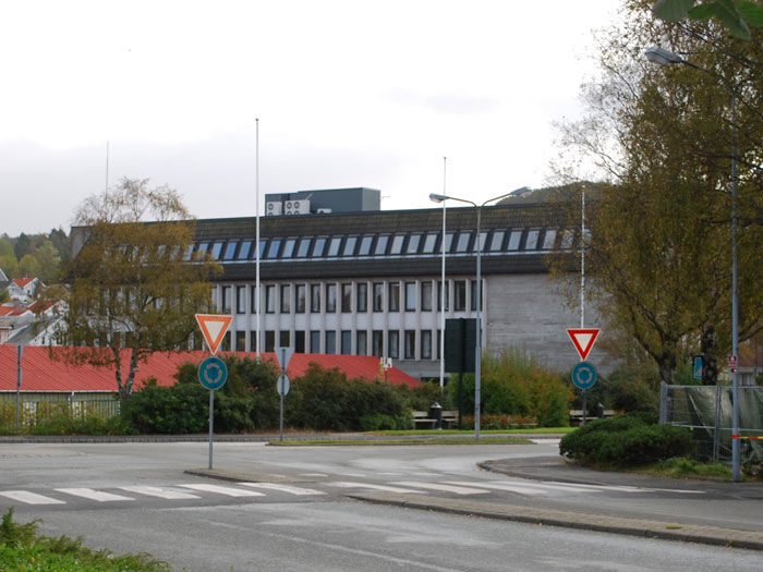 Rådhuset i Egersund sentrum