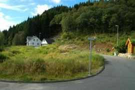 Tomter. Sledeveien