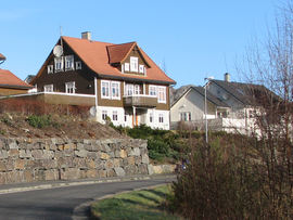 Hus på Langevann i Egersund