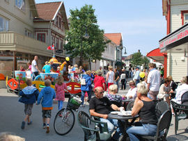 Gågata om sommeren 2010