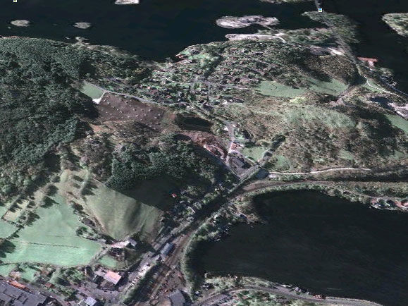 Åsane i Eigersund. Foto fra Google earth