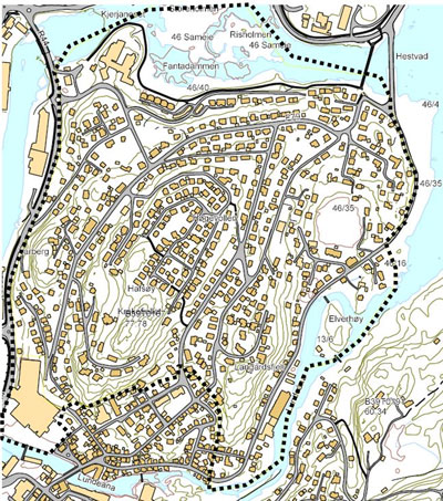 Kart over Hafsø