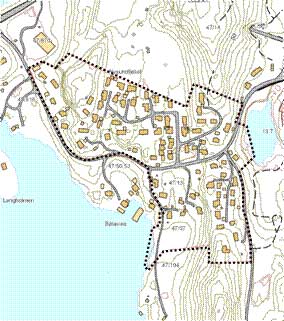 Kart over Åsane