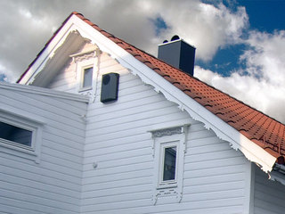 Hustak i Egersund sentrum Hustak i Egersund sentrum