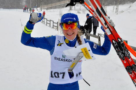 Helene Söderlund tog VM-Guld i Skidorientering 2011 och är ny i längdåkningens team 2015. Foto: Mattias Johansson Helene Söderlund tog VM-Guld i Skidorientering 2011 och är ny i längdåkningens team 2015. Foto: Mattias Johansson