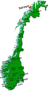 Kart over Norge Kart over Norge