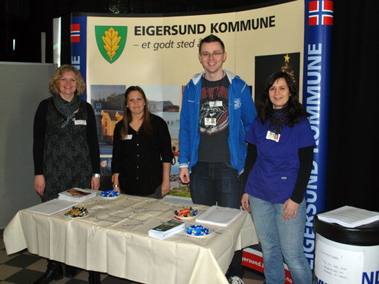 Eigersund kommune på yrkesmesse 2012