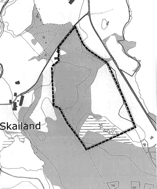 Kart over Skailand