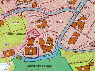 Årsdatdfjellveien - kart