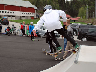 Åpning av skateparken på Slettebø Åpning av skateparken på Slettebø