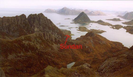 Oversiktsbilde tatt av Arne Eriksen Sundan anno 2005