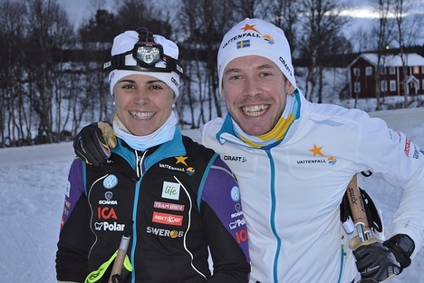 Anna Haag och Emil Jönsson må ha lagt ner sin elitsatsning. Men helt på latsidan ligger de inte. Nu väntar tävlingar i Inre Mongoliet för det nygifta paret. FOTO: Johan Trygg/Längd.se. Anna Haag och Emil Jönsson må ha lagt ner sin elitsatsning. Men helt på latsidan ligger de inte. Nu väntar tävlingar i Inre Mongoliet för det nygifta paret. FOTO: Johan Trygg/Längd.se.