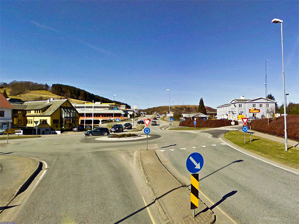 Rundkjøringen på Eie