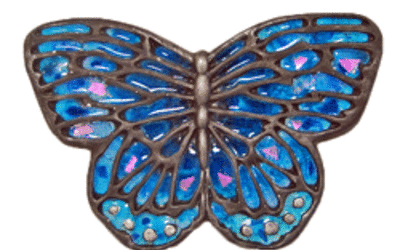 Ceramic fusion sommerfugl