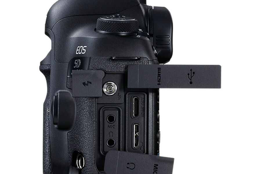 Canon 5D mark IV side ned kontakter