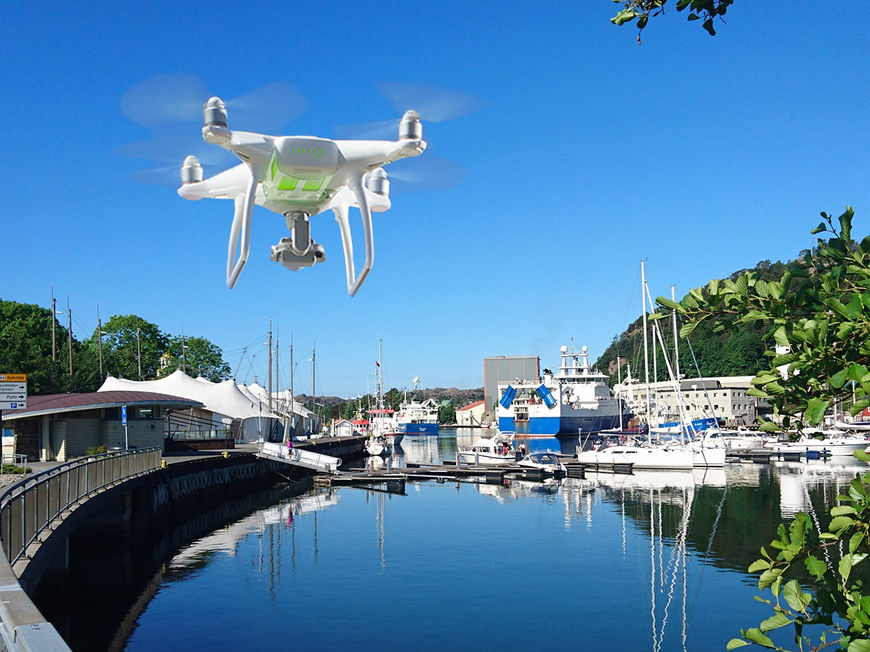 Drone over Egersund