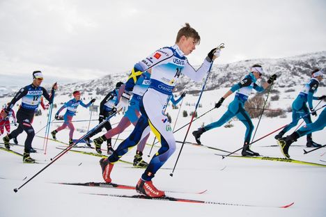 Eric Rosjö kämpar på under JVM:s skiathlon-lopp vid JVM i Utah, USA. Eric blev bäste svensk som 14:e man. FOTO: Joel Marklund/Bildbyrån. Eric Rosjö kämpar på under JVM:s skiathlon-lopp vid JVM i Utah, USA. Eric blev bäste svensk som 14:e man. FOTO: Joel Marklund/Bildbyrån.
