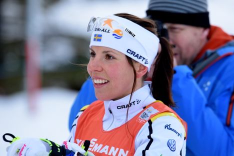 Charlotte Kalla får på lördag i Holmenkollen en möjlighet att ta revansch för tremilen på VM då hon bröt staven. FOTO: Rolf Zetterberg. Charlotte Kalla får på lördag i Holmenkollen en möjlighet att ta revansch för tremilen på VM då hon bröt staven. FOTO: Rolf Zetterberg.