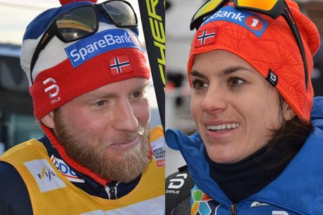 Martin Johnsrud Sundby och Heidi Weng tog hem totala världscupen 2016-2017. Båda två vann även distanscupen. Fotomontage. FOTO: Rolf Zetterberg. Martin Johnsrud Sundby och Heidi Weng tog hem totala världscupen 2016-2017. Båda två vann även distanscupen. Fotomontage. FOTO: Rolf Zetterberg.