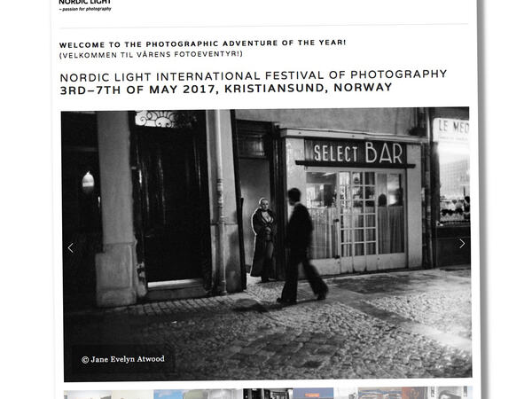 Nordic Light-festivalen i Kristiansund går i år fra 3.-7. mai. (skjermbilde fra festivalens web-side)