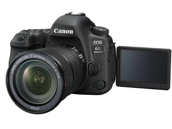  EOS 6D Mark II har fått en fleksibel berøringsskjerm og er værtettet.