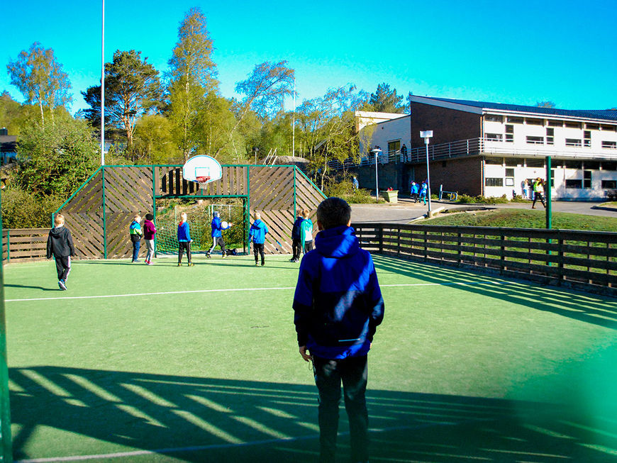 Ballbingen på Grøne Bråden skole