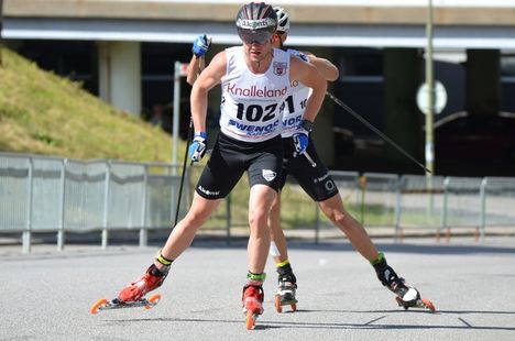 Robin Norum tog hem dagens prolog vid världscupen på rullskidor i Lettland. Bilden från SM i Borås tidigare i sommar. FOTO: Rolf Zetterberg. Robin Norum tog hem dagens prolog vid världscupen på rullskidor i Lettland. Bilden från SM i Borås tidigare i sommar. FOTO: Rolf Zetterberg.