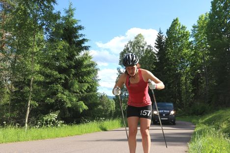 Britta Johansson kommer ”hem” till Uppsala och instruerar under Lager 157 Ski Team:s teknikdag den 23 september. FOTO: Lager 157 Ski Team. Britta Johansson kommer ”hem” till Uppsala och instruerar under Lager 157 Ski Team:s teknikdag den 23 september. FOTO: Lager 157 Ski Team.
