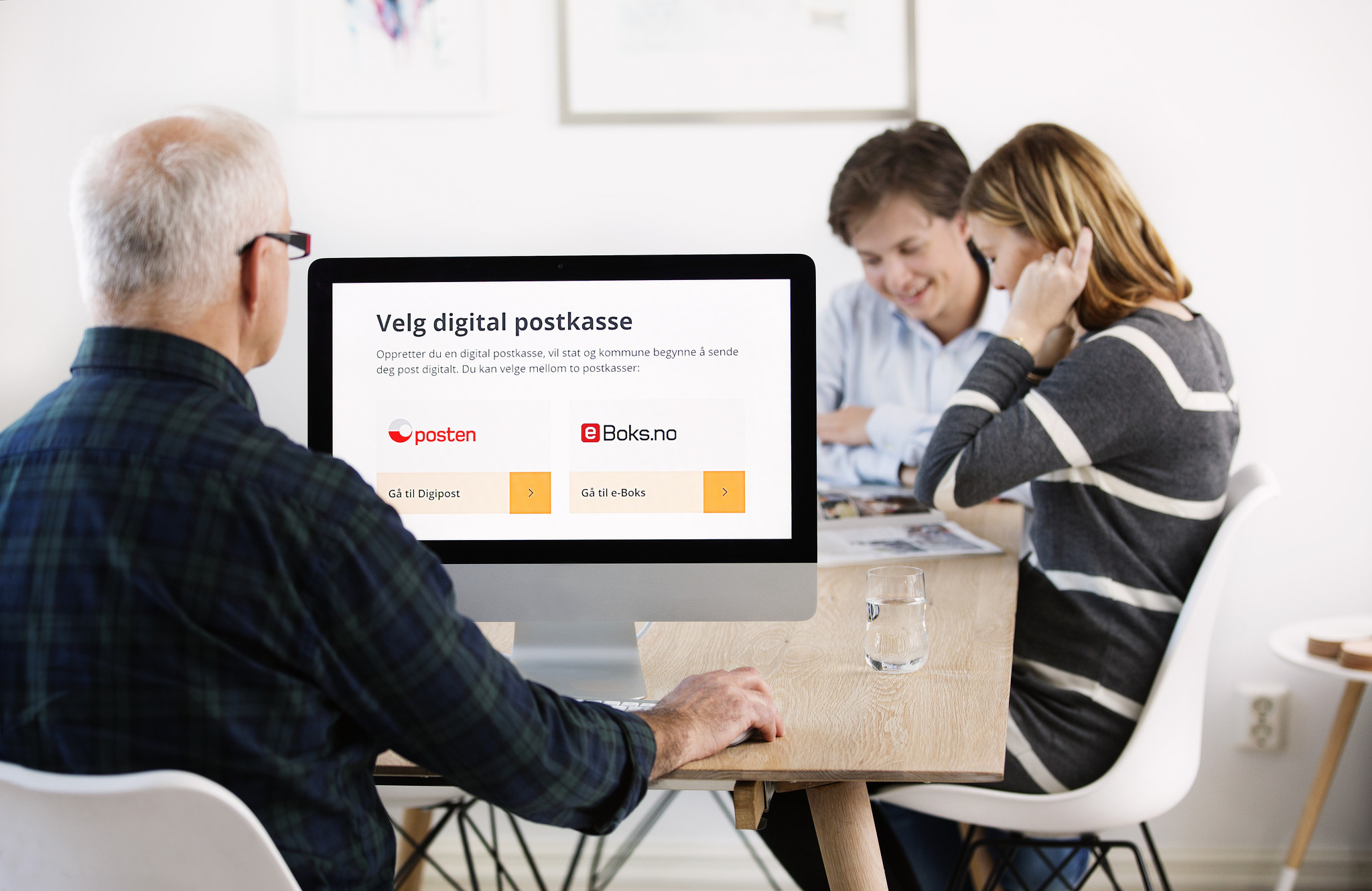 Velg din digitale postkasse på www.norge.no