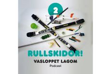 Andra avsnittet av podcasten Vasaloppet Lagom handlar om rullskidor. FOTO: Vasaloppet Lagom. Andra avsnittet av podcasten Vasaloppet Lagom handlar om rullskidor. FOTO: Vasaloppet Lagom.