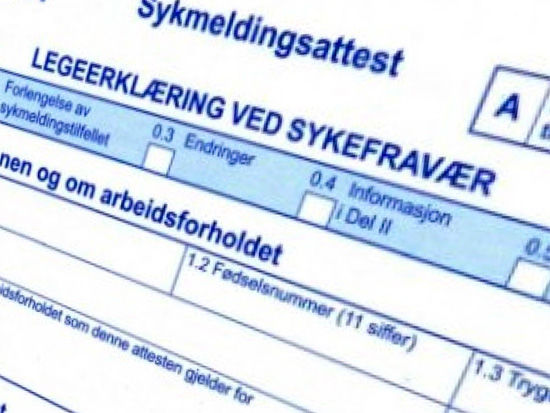 Sykemelding