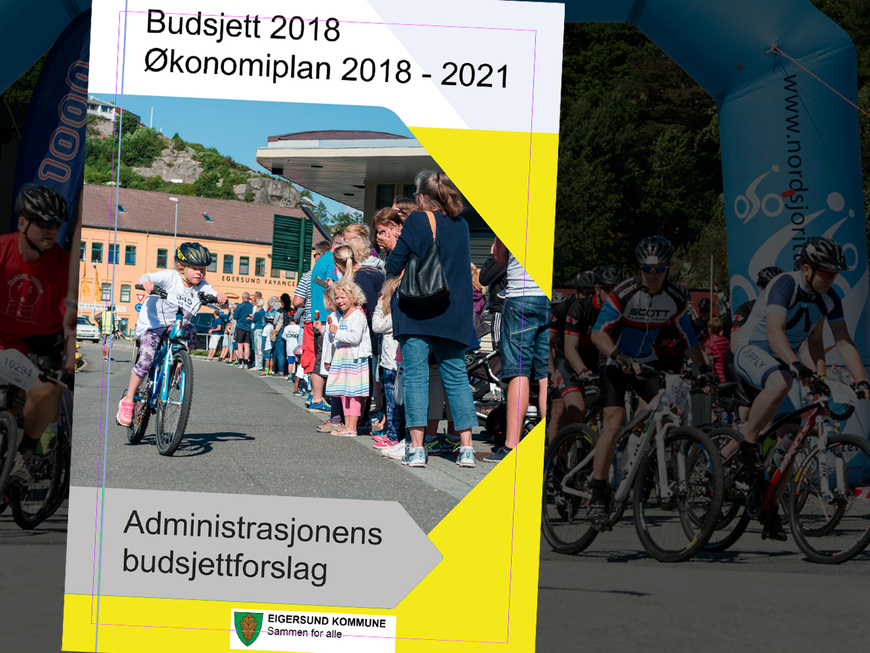 Forside til budsjettforslaget 2018