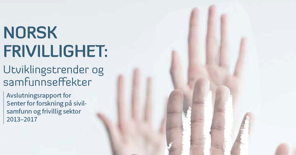 Ingressbilde til Rapport om norsk frivillighet - Utviklingstrender og samfunnseffekter