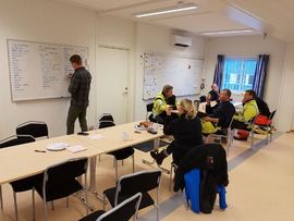 Driftstavle i bruk hos vei og utemiljø