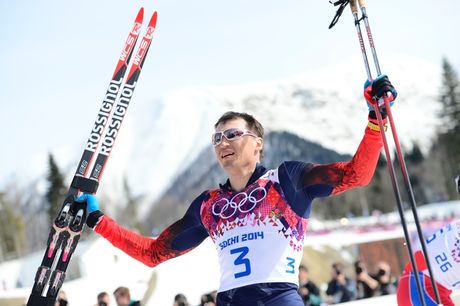 Alexander Legkov efter femmilen vid OS i Sotji. Nu är han och fem andra ryska åkare avstängda från världscupen tills vidare. FOTO: Carl Sandin/Bildbyrån. Alexander Legkov efter femmilen vid OS i Sotji. Nu är han och fem andra ryska åkare avstängda från världscupen tills vidare. FOTO: Carl Sandin/Bildbyrån.